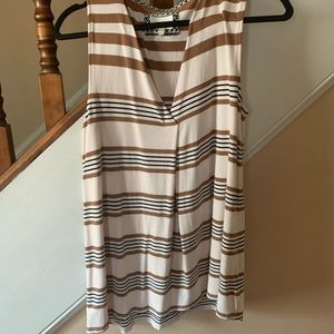 Deletta Anthropologie Striped Top sz S